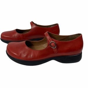 Red Dansko Mary Jane Shoes